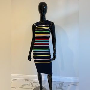 Milly Dress - stripes and navy blue. Like new ! MEDIUM